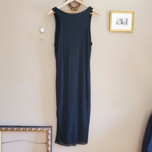 Black maxi dress sz L